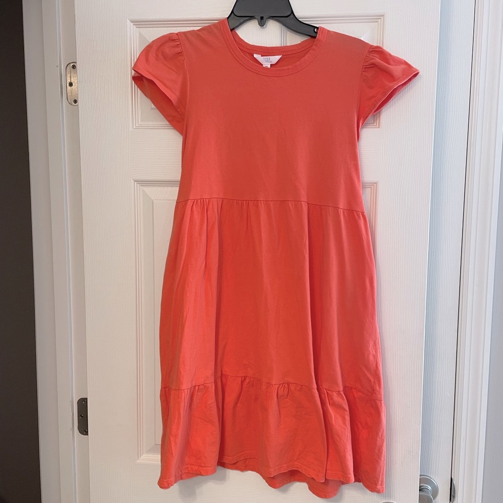 Women’s Time and Tru Flutter Sleeve Tiered dress